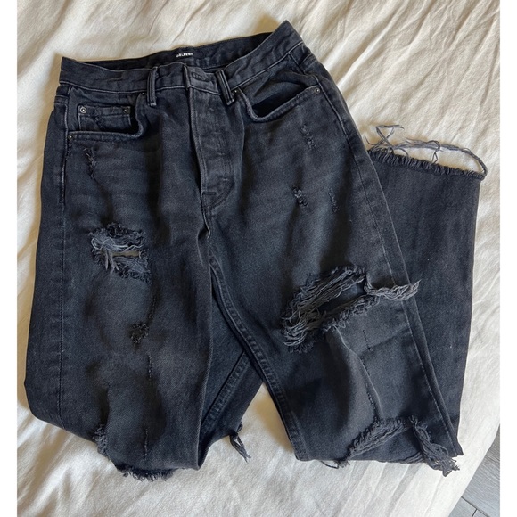 Grlfrnd Black Distressed Jeans - Picture 4 of 5